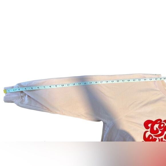 Wildfox- Women’s Coffee & Sunshine Pink Velour Statement Sweatshirt, Plus XXL - Picture 12 of 14